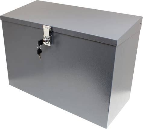 locking metal boxes for sale|lockable metal storage boxes.